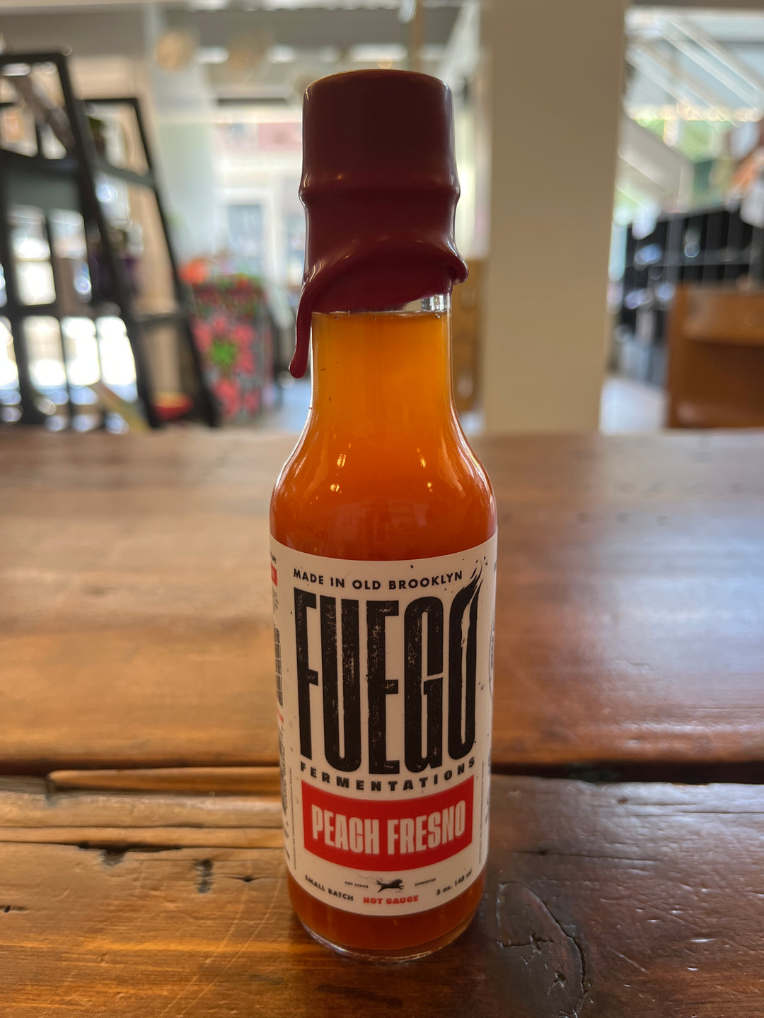 Fuego Peach Fresno Fermented Hot Sauce