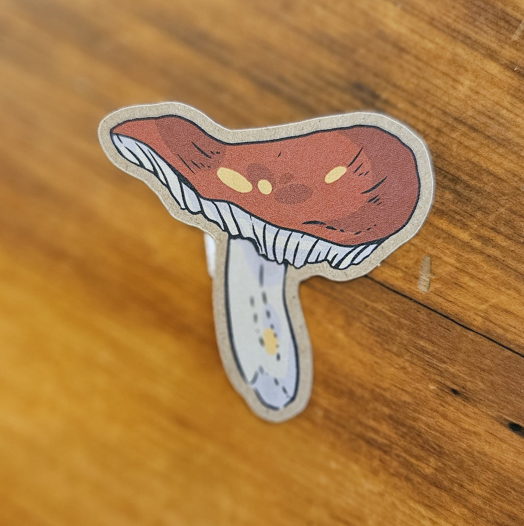 Red Mushroom Sticker