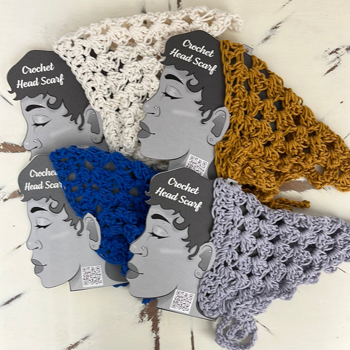 Crochet Hair Scarf