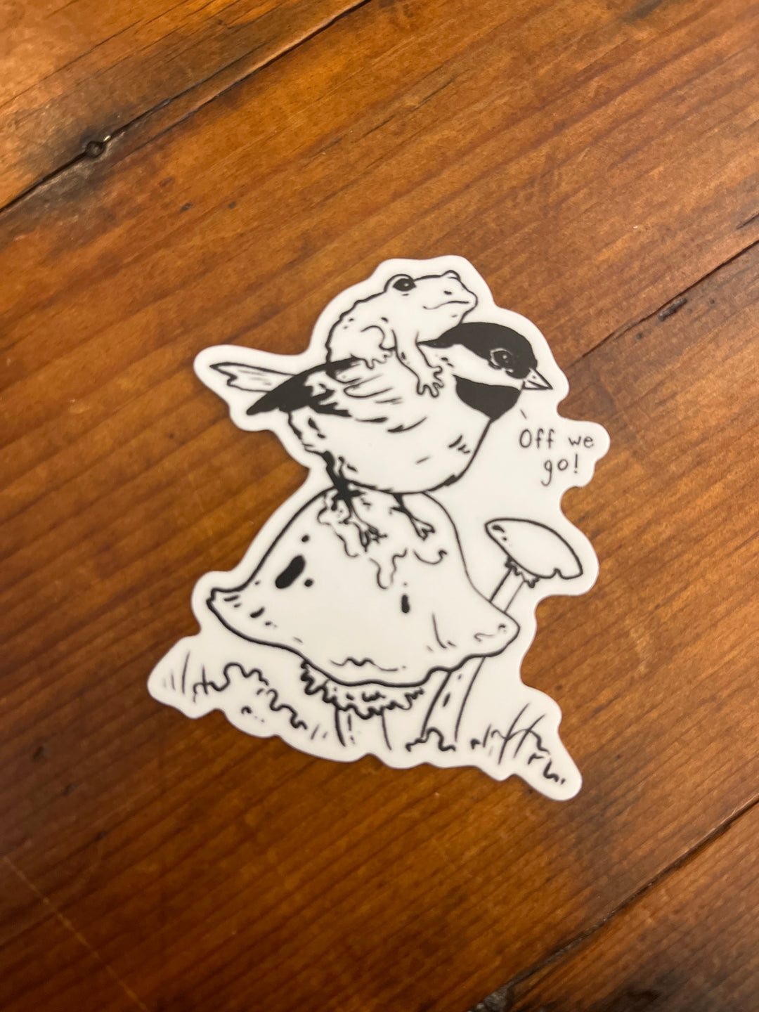 Chickadee sticker