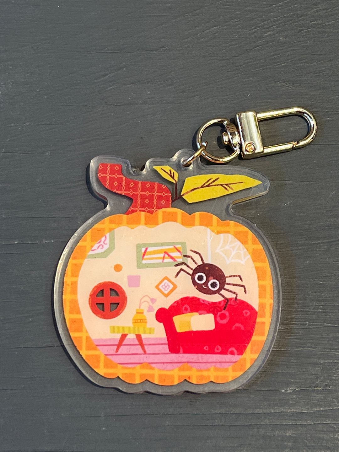 Pumpkin Keychain