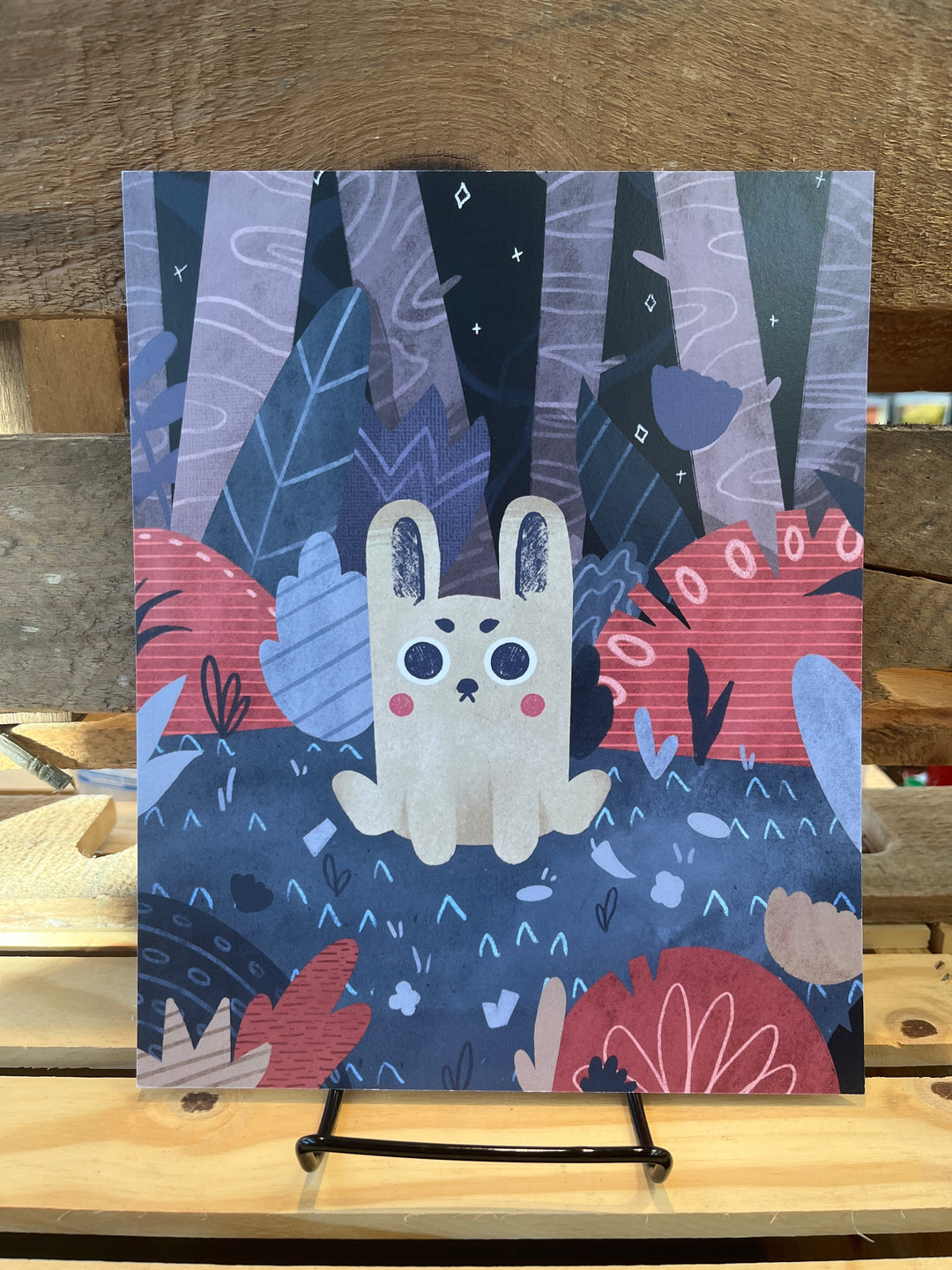 Bunny Forest Print