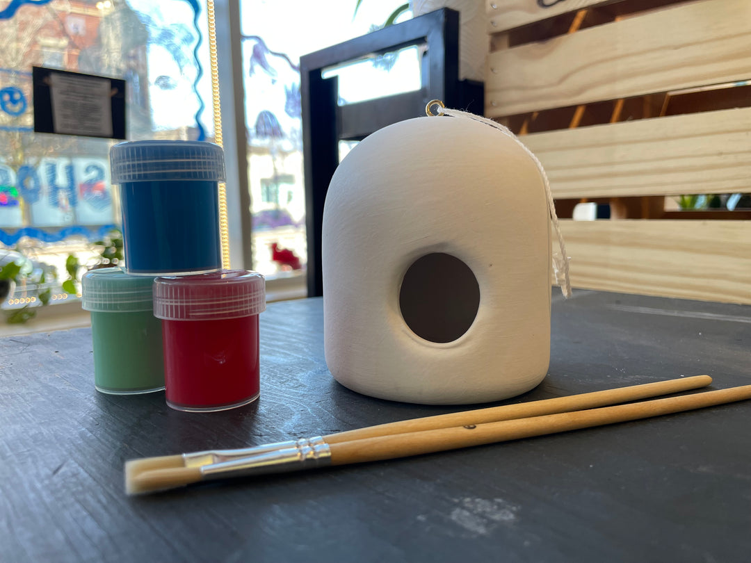 Paint Your Own Ceramic Bird House Kit