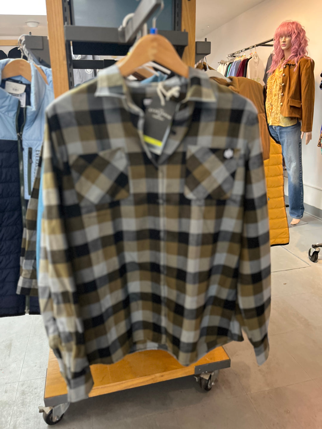 XS Flannel Brown