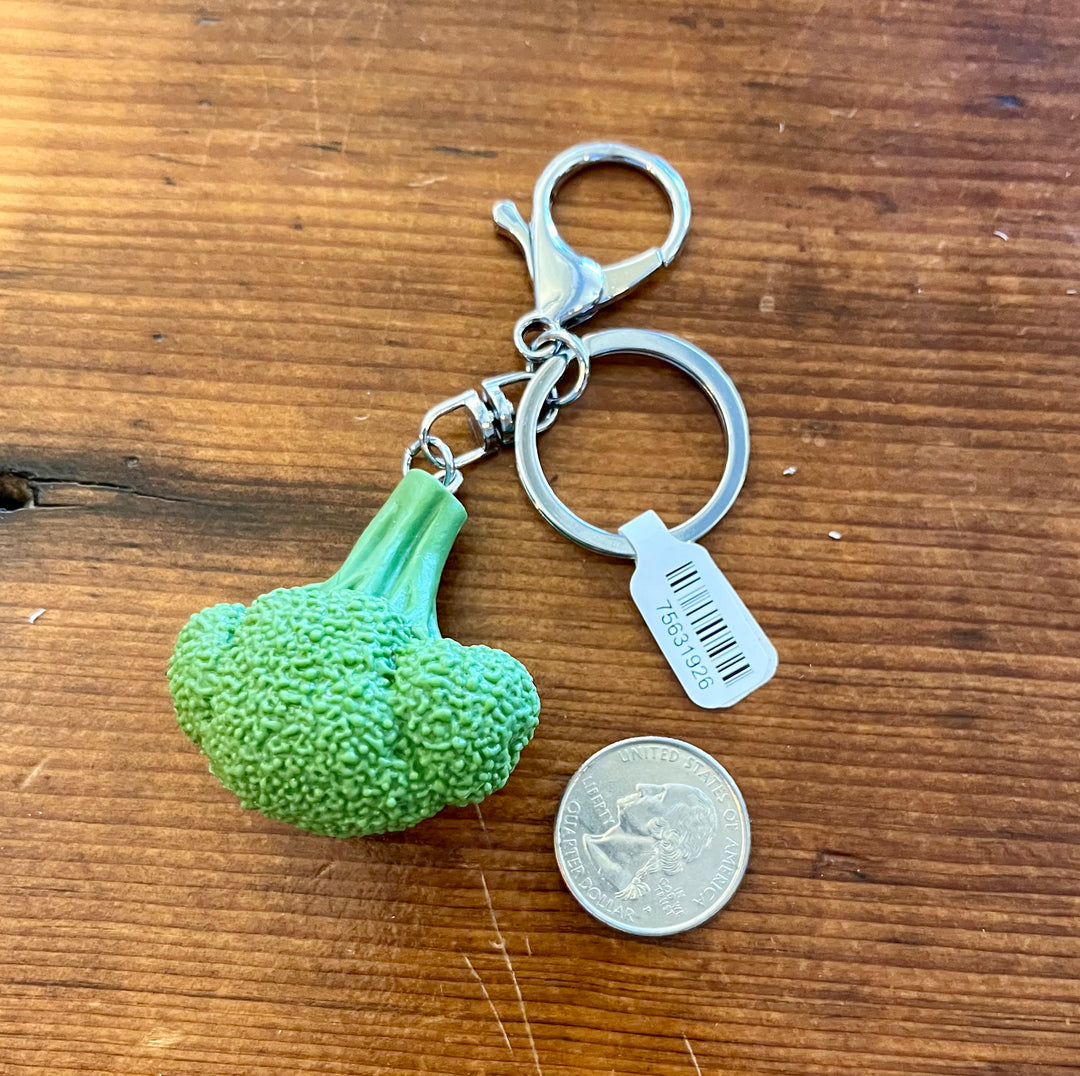 Broccoli Keychain