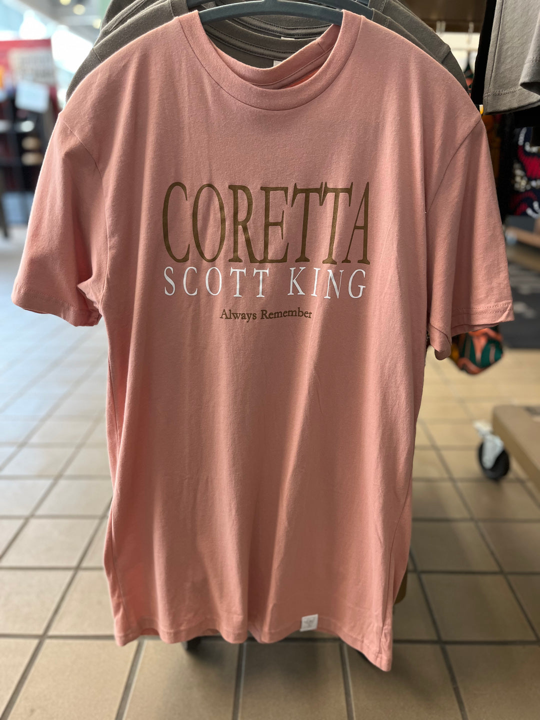 CORETTA UNISEX TEE - Dusty Rose