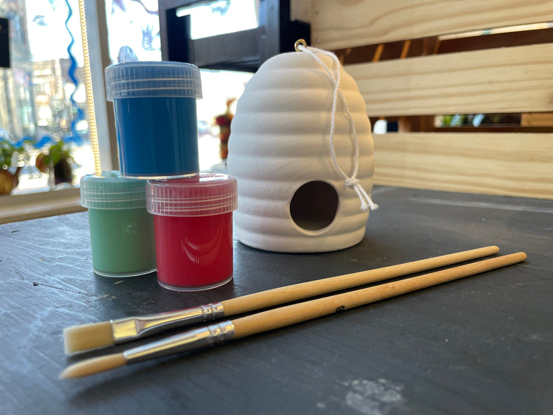 Paint Your Own Ceramic Bird House Kit