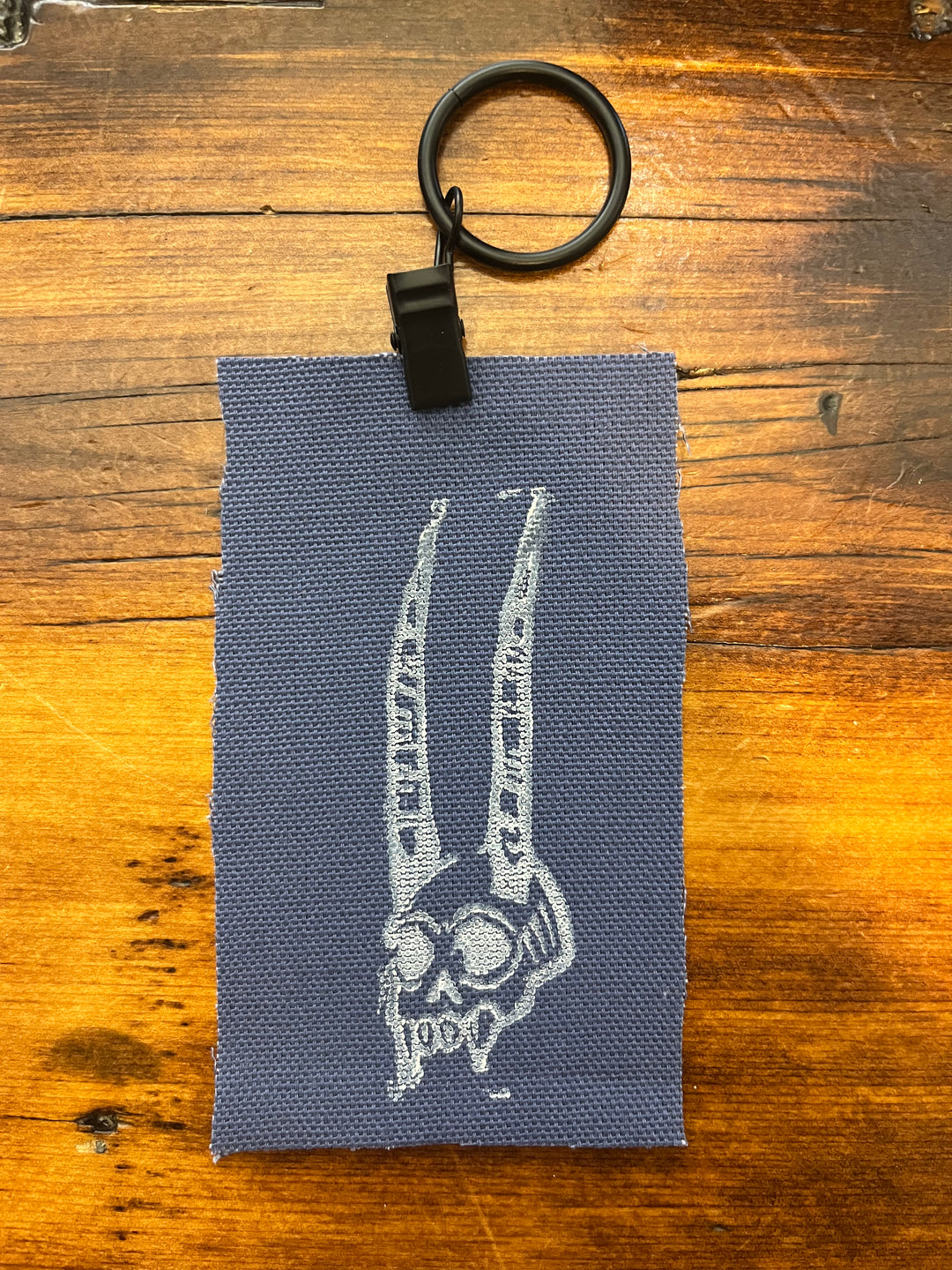 DEMON SKULL BLOCK PRINT PATCH