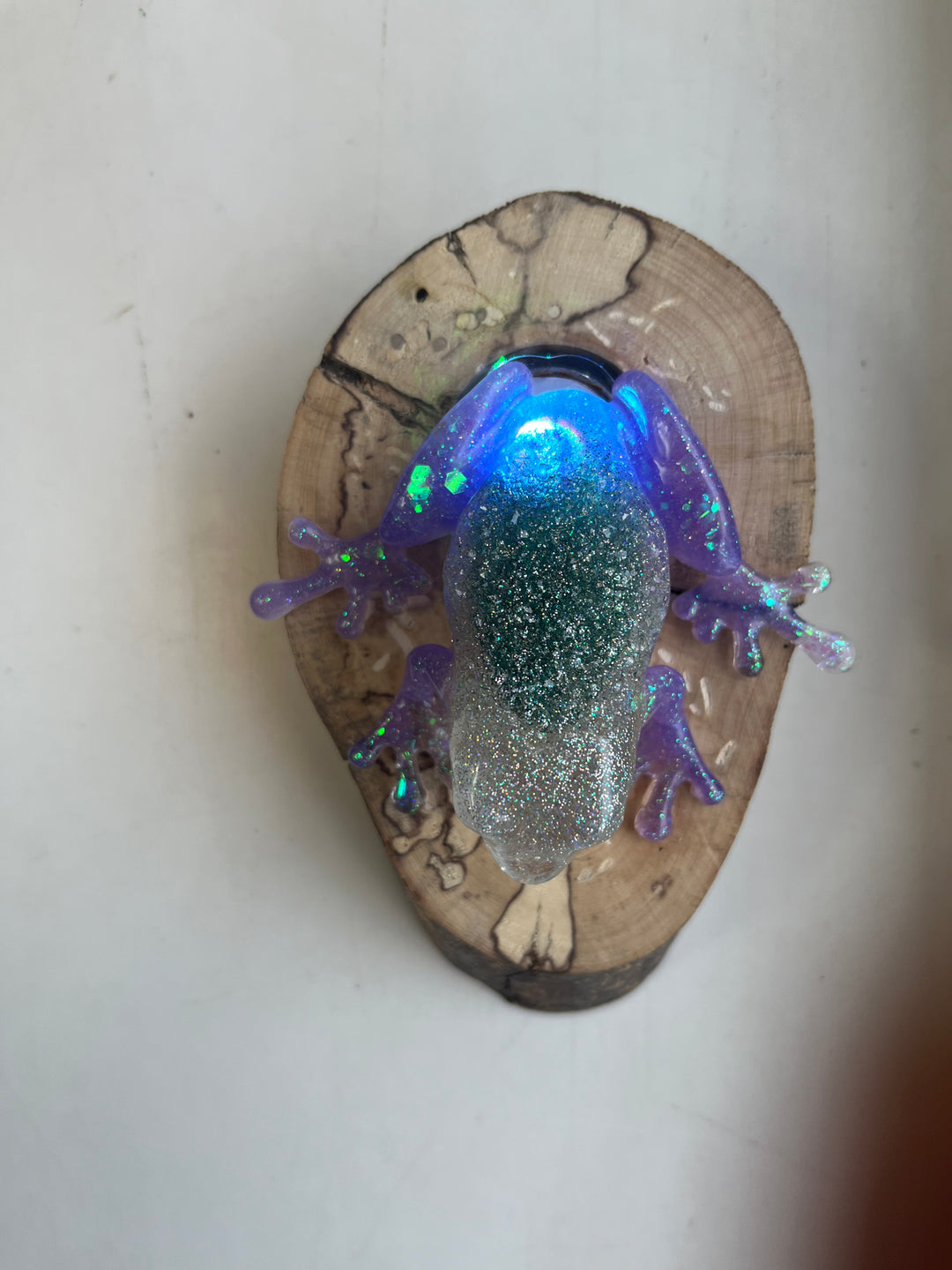 RESIN LIGHT - LARGE FROG