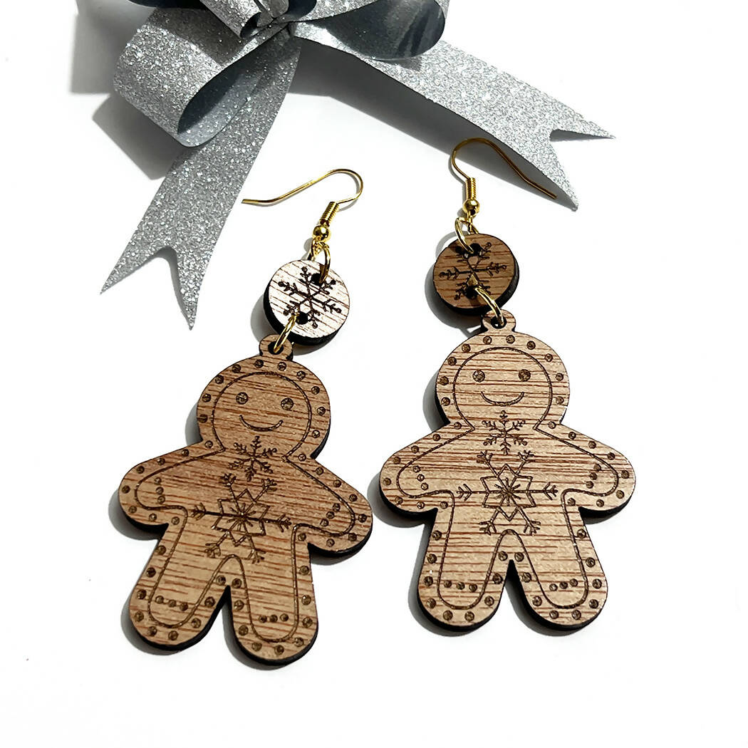 EAR368 - GINGERBREAD PEOPLE EARRING